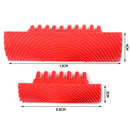 2pcs Rubber Red Cylinder Wood Grain Graining Wall Paint DIY Painting Tools Newly