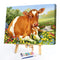 Cow on Grass Oil Paint By Numbers Kits DIY Handpainted on Canvas Wall Pictures