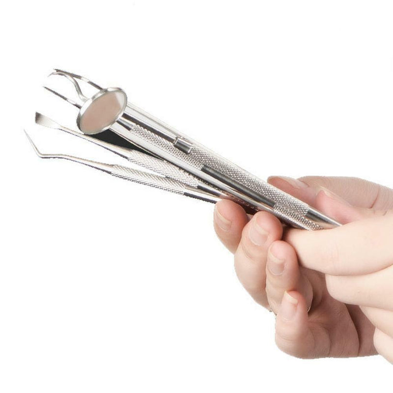 6pcs Dental Tool Set Kit Dentist Teeth Clean Hygiene Z8L7 Care 2Q6W J1V5