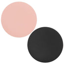 Mat Anti-slip Round PU Leather Keyboard Mice Mat Mouse Pad Laptop Computer