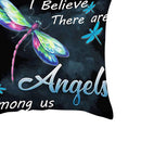 Cleanable Cartoon Dragonfly Printed Pillow Case Car Seat Sofa Art Cushion Cov