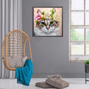 DIY Diamond Painting Kits Garland Cat Full Round Drill Wall Home Decoration Gift