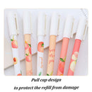Gifts Creative Office Supplies School Peach Pattern Gel Pen Stationery Student