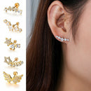 Punk Rock CZ Ear Piercing Stud Earrings Body Jewelry Cartilage Helix Tragus