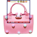 Felt Handbag - Felt Fabric Storage Tote Bags for Nursery Toys Cosmetics Makeu