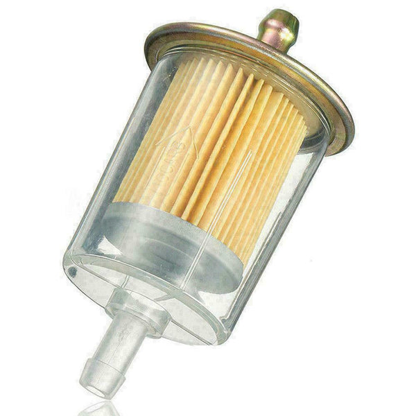1*Motorcycle Inline Gas Petrol Fuel Filter 3/8" Pipe Accessories N9H4 Y8C1 V5V6