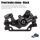 Bike Mechanic Disc Brake Caliper Brake Pad Rotors MTB Parts (Black Front) Newly