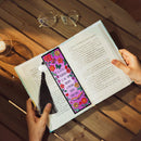 Leather Tassel Flowers Letter DIY Special Shaped Diamond Painting Bookmark Tab