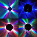 5W USB RGB Sound Activated Rotating Disco Lights LED Ball Party Stage Lamp Newly