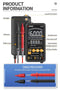 Digital Profesional Meter Digital Multimeter 6000 Counts Smart Touch Multimeter