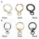 KeyHooks Metal Ring Spring Clasps Carabiner Clip Lobster Clasp Metal Buckle