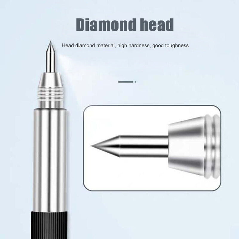 Double Headed Tungsten Carbide Tip Scriber Etching Engraving Marking Pen Newly
