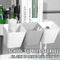 Storage Basket Plastic Back Hanging Bucket Portable Remote Control Organizer: