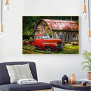 DIY Cabin Car Rhinestone Picture Mosaic Full Round Drill Diamond Painting Craft