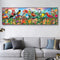 Drill Point Handcraft DIY Fence Birds Full Diamond Painting Canvas Mosaic Kit