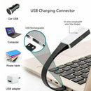 USB Rechargeable LED Book Light Flexible Clip-type Night Light For Reading S7Q6