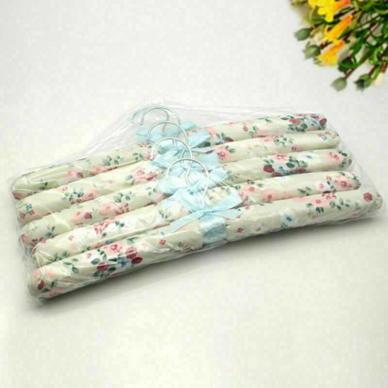 5X Soft Hook Wooden Sponge Padded Floral Coat Clothes Suit L0C0 T6M5 Shirt Y7W2