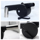 Metal Hand Crank Air Fan for Grill Picnic Camping Fire Starter Accessories