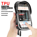 MTB WEST BIKING Phone Bag Splashwater Protected Bicycle Navigation Bag Fa