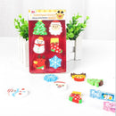 Student Supplies Gift Animal Cartoon Shape Christmas Style Rubber Pencil Eraser