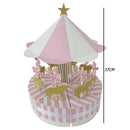 Romantic Carousel Candy Box Wedding Birthday Party Guest Gift Decor (Pink)