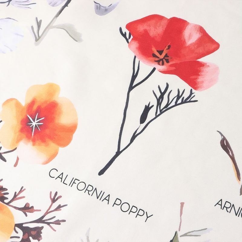 Wildflower Tapestry Bohemian Tapestries Wall Hanging Flower Reference Chart