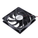 YD-1212025SH DC12V Cooler Fan 118x118x24mm 9 Blades Computer PC Fan