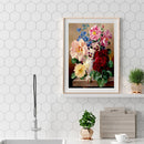 Oil Paint By Numbers A Bouquet Coloring Picture Digital Drawing