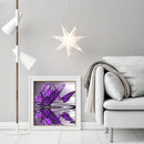 5D DIY Rhinestone Purple Butterfly Picture Full Round Drill Diamond Painting Kit