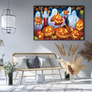 Diamond Painting 5D DIY Pumpkin Ghost Full Round Drill Rhinestone