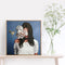 Flower Girl Oil Paint by Numbers Hand Painted Frameless Picture Home Ornament
