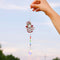 2pcs Crystal Wind Chimes Diamond Hanging Light Catcher Home Decor (ZH014)