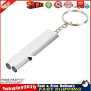 Outdoor Camping Hiking Tool Aluminum Alloy Emergency Survival Whistle Newly