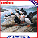 5D DIY Full Drill Diamond Painting Puffin Cross Stitch Embroidery Home Decor