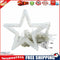 LED Curtain String Light 8Mode Star Moon Plug Night Light  (EU Warm Light)
