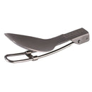 Ultralight Outdoor Folding Titanium Spork: Camping Spoon Fork Hiking Picnic