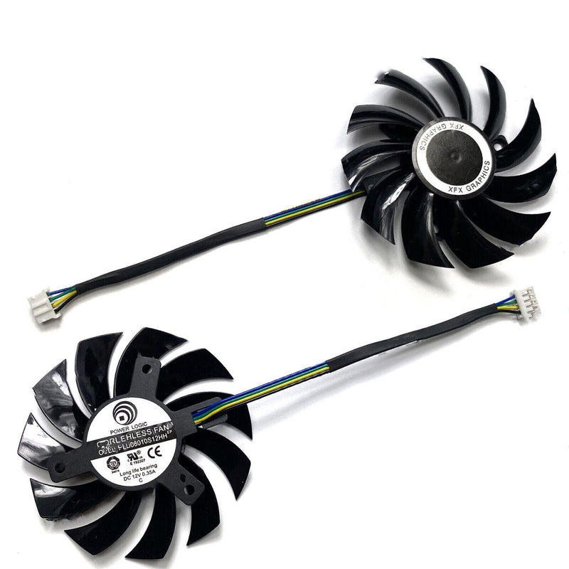 Graphics Card Cooling Fan for XFX RX560 550 460 2GB/4GB Core Edition OC