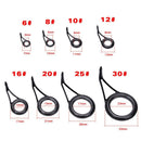 Oval Eye Ceramic Ring Fishing Rod Guide Tip Repair Kit Tackle Box Accessories