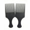 Woman Long Tooth Plastic  Black Afro Comb Salon  Curly Hair Brush Hairdressing