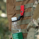 Outdoor Water Bottle Buckle Holder Clip Soft Carabiner Belt Webbing Hanger Hook