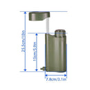 Outdoor Water Purifier Camping Hiking Emergency Life Survival Water Filters
