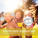 Reusable Water Fight Splash Ball Toys for Party Beach Backyard (White)
