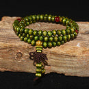 1pcs Sandalwood Buddhist Meditation 6mm108 Prayer Bead Brac BEST Mala F1F1