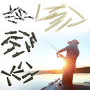 40pc Fishing Tackle carp lead clips Quick Change swivels Anti Sleeve Newly