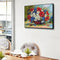 Oil Paint By Numbers Picture DIY Painting Colorful Flower Drawing on Canvas