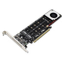 PCI-E 16X to M.2 M-KEY NVME SSD RAID Riser PCI-E4.0 PCI Express X4 Extender