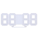 Digital LED Table Clock 24 or 12-Hour Display Alarm Snooze 8888 Display
