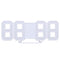 Digital LED Table Clock 24 or 12-Hour Display Alarm Snooze 8888 Display