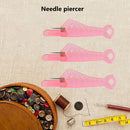 3pcs Fish Type Auto Needle Threader Plastic Quick Needle Inserter (Pink) Newly