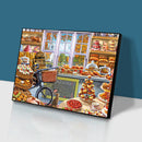 Mosaic DIY 5D Full Round Drill Picture Cake Room Diamond Painting Set Ornam